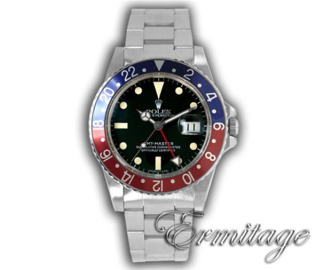 Pre-Owned Rolex Oyster Perpetual GMT-Master 16750 Steel